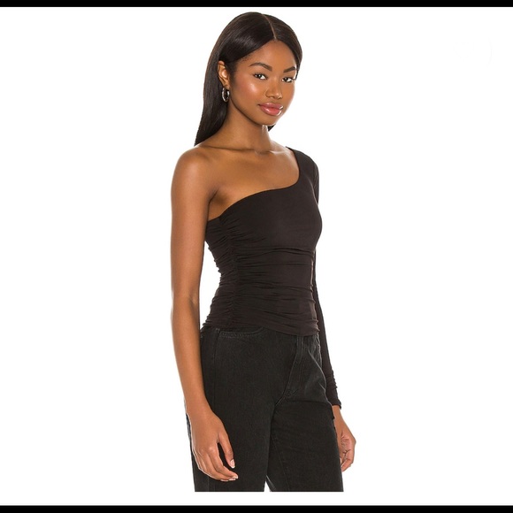 h:ours Leslie Top in Black XS - Picture 2 of 7